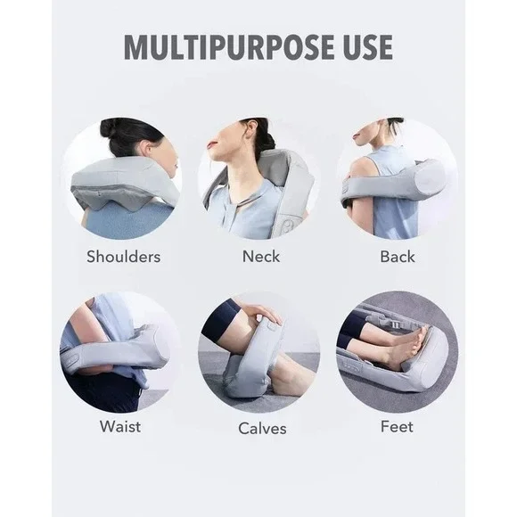 NAIPO OCUDDLE™ SHOULDER MASSAGER WITH ADJUSTABLE HEAT AND STRAPS NEW - Picture 3 of 3